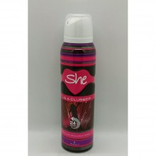She Is Clubber Bayan Deodorant 150 Ml She Is Clubber Bayan Deodorant 150 Ml