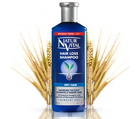 NaturVital HairLoss Şampuan - Kuru saçlar için 300 ml