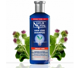 NaturVital HairLoss Şampuan -Yağlı Saçlar için