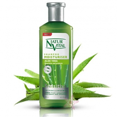 NaturVital Moisturiser Aloe Vera Şampuan 300 ml